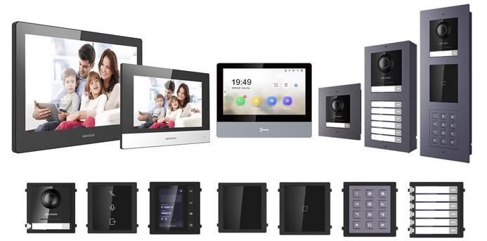 Hikvision audio video IP moduler intercom